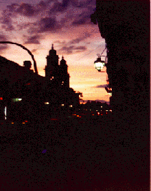 Morelia at night