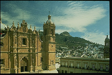 View of Zacatecas, Belltower Visible at Extreme Right