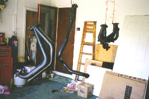 Hanging pipes