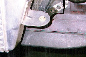 Right IC bracket attached to condenser