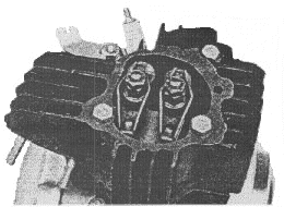 a view on the valve rocker