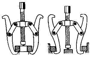 pulley puller with hooks