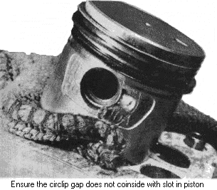 a close-up of the piston