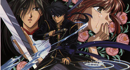hotohori, miaka, and evil tamahome