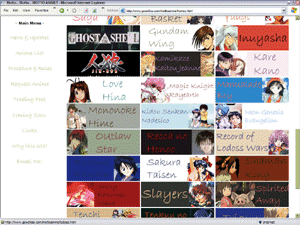 list page with link banners