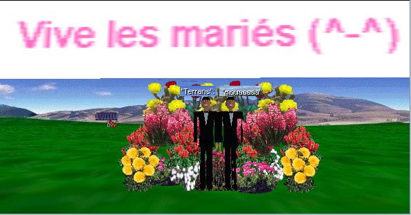La photo des mari�s