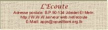 Vers le Site Ecoute