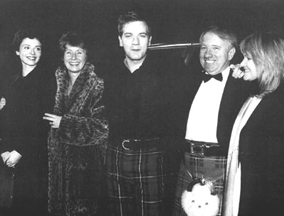 "Ewan, get your kilt on lad! We�re going out tonight!"