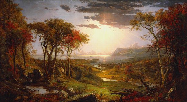 Cropsey, Jasper Francis&nbsp; (1823-1900) �Autumn - On the Hudson River� 1860 National Gallery of Art