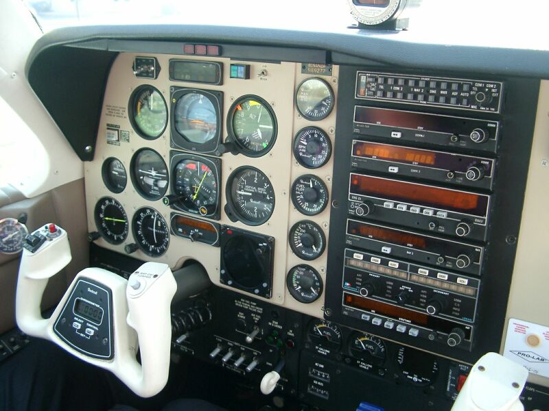 Beech A36 panel - nicely equipped...