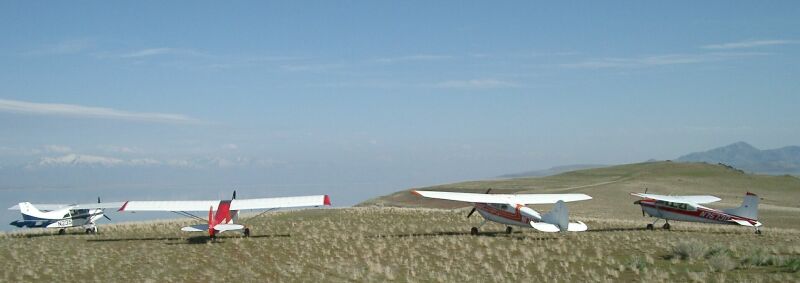Practicing on Fremont Island in the Great Salt Lake...&nbsp; Pick from 4 strips of varying difficulty.