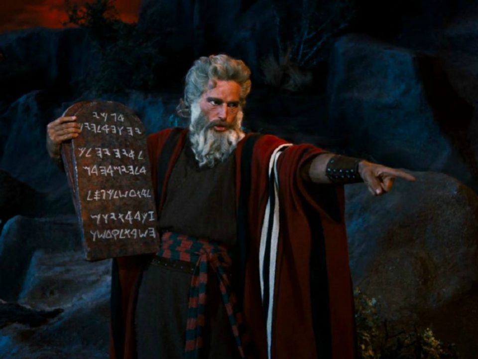Moisés en el Monte Sinai