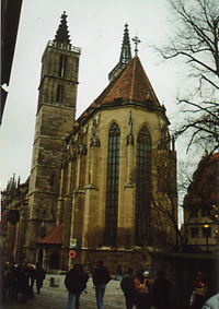 in town