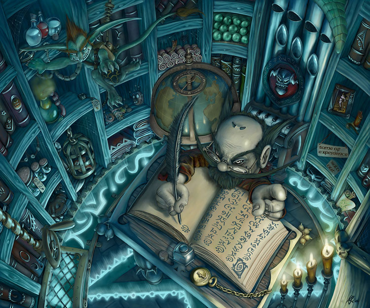 Immaginez le laboratoire d'un gnome warlock...