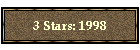 3 Stars: 1998