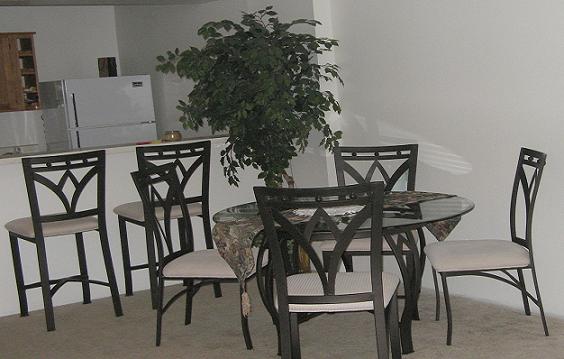 Glass top Dining Table w/4 Chair $300