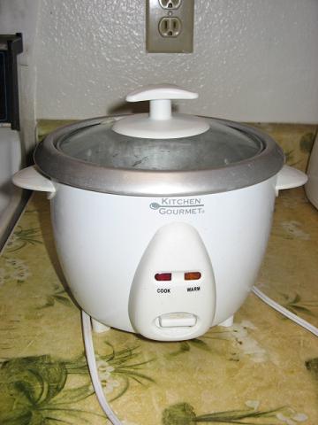 Rice cooker $6