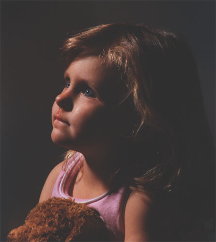 Pretty girl looking sad. She didn't wanna sit for more pictures!