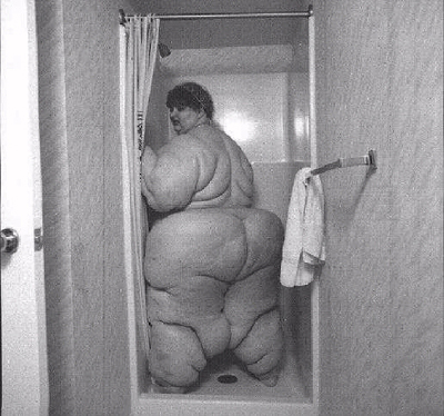 A Woman In Her Shower