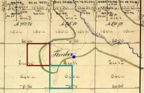 NE portion of Reading Twp.