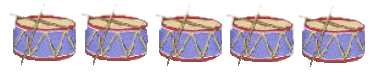Line of Drums