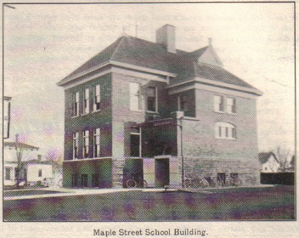 Built about 1890-91, on the Southeast corner of Maple & Pine