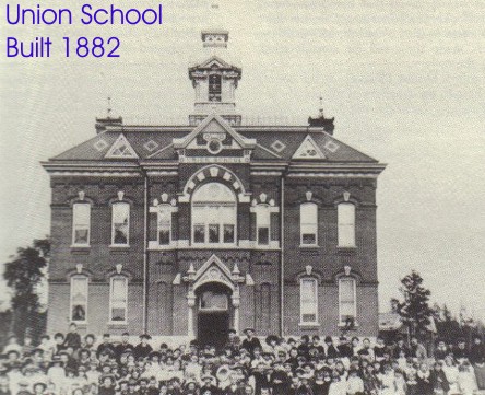 Opened in 1882 at a cost of $13,500
 All grades attended until about 1891
