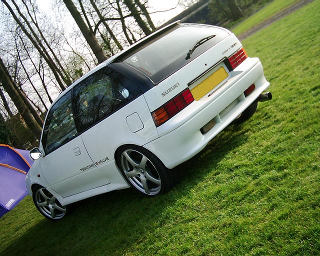 My mates Swift GTi 16v at donny recently