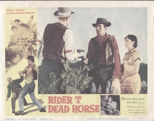 Kevin Hagen as Jake Fry in the movie: Rider on a Dead Horse