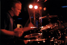adam on drums photo by detate