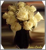 white roses