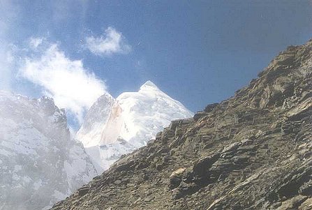 Meru as seen from Camp 3
