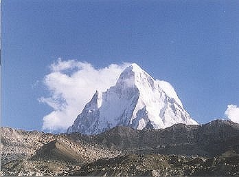 Shivling as seen from Gomukh