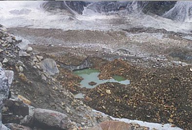 And here is a tarn near our Camp 1