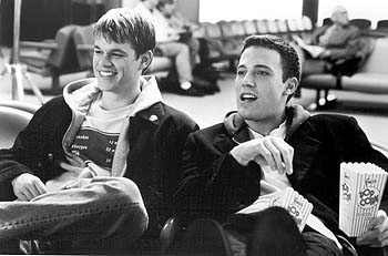 On-screen together for the first time since Good Will Hunting, Misters Affleck and Damon!