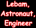 Lebam, right.