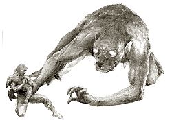 Beowulf and Grendel's dam