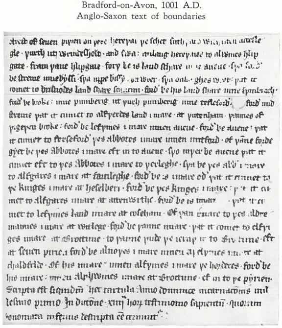 Anglo Saxon (Old English) Text
