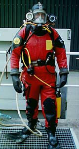 Proff. diver in Viking Drysuit