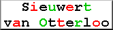 Sieuwert van Otterloo