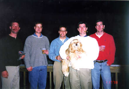 Lynn, Matt, Mark, Chris, Jeremy and Snickerdoodle!