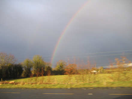 It rained about 1/4 of the time, it came in quick and left just as quick leaving many rainbows. The only day it didn't rain was St. Patty's Day!!
