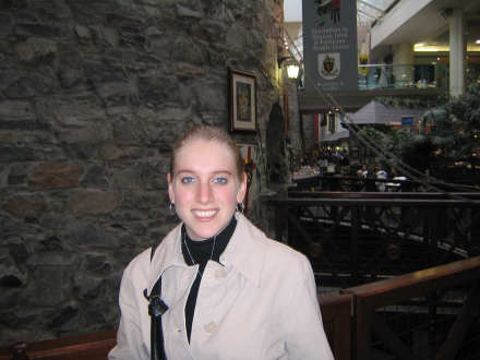 Amy bought this coat a few minutes previously in the Galway mall.&nbsp; 