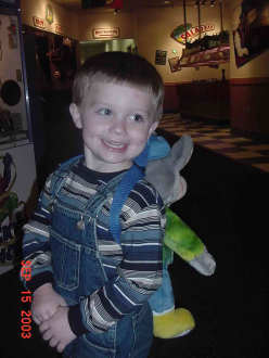 Nathaniel was born on Elizabeth's b'day!&nbsp; And the new baby is due on Grandma and Grandpa's 25th Anniversary!&nbsp; Dec. 28, 2004!