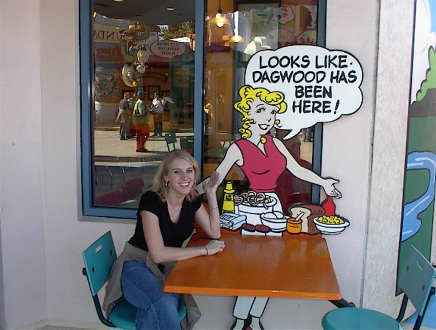 Amy and I spent the day together and decided that we "dig each other!"