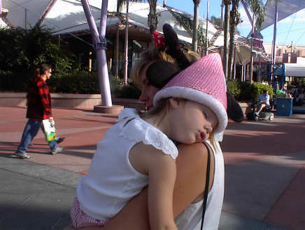 Mikayla had enough fun for the day!