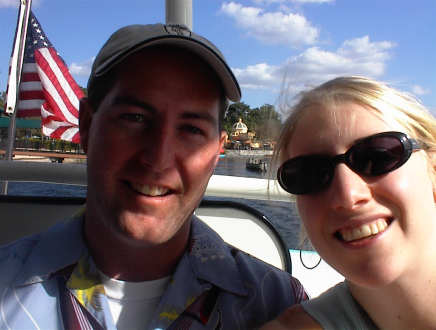 Epcot boat trip.