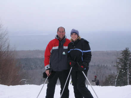 Lake Superior in the background!