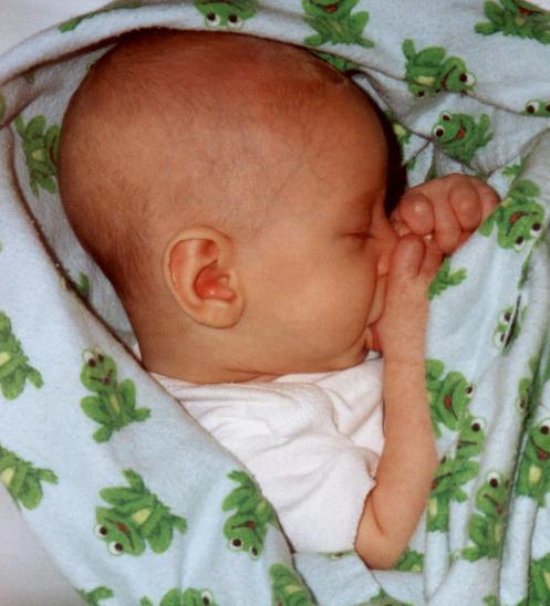 Ashton has been mostly sleeping through the night. Yeh!