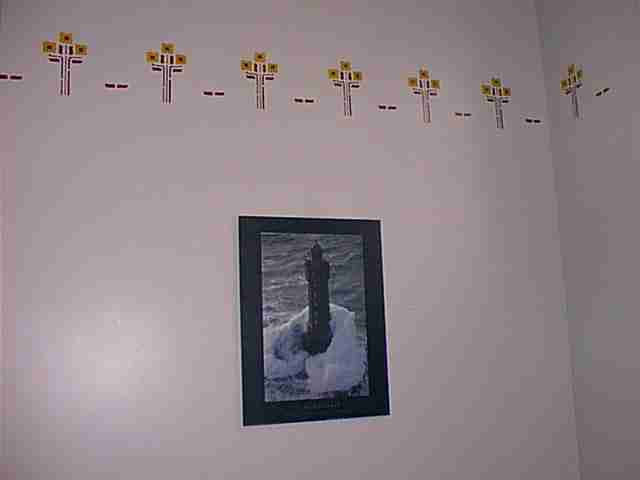 This is our neat boarder!  It goes around the whole house.
